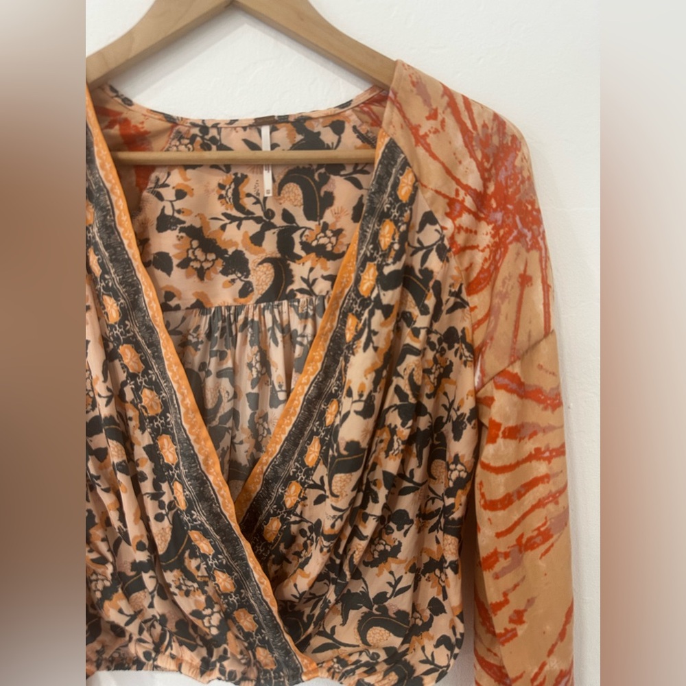 Free People Cruisin’ Together Printed Top, Size X-Small. - Picture 5 of 11